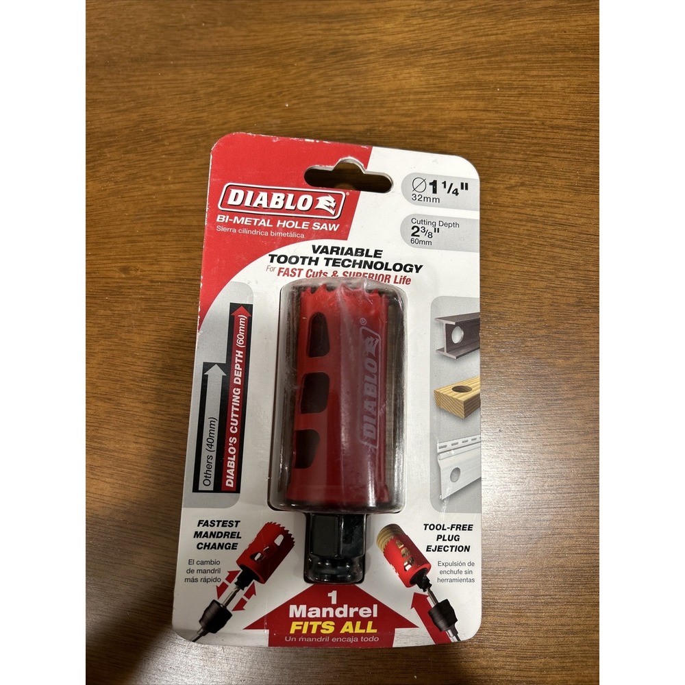 FREUD DIABLO DHS1250 High Performance Hole Saw